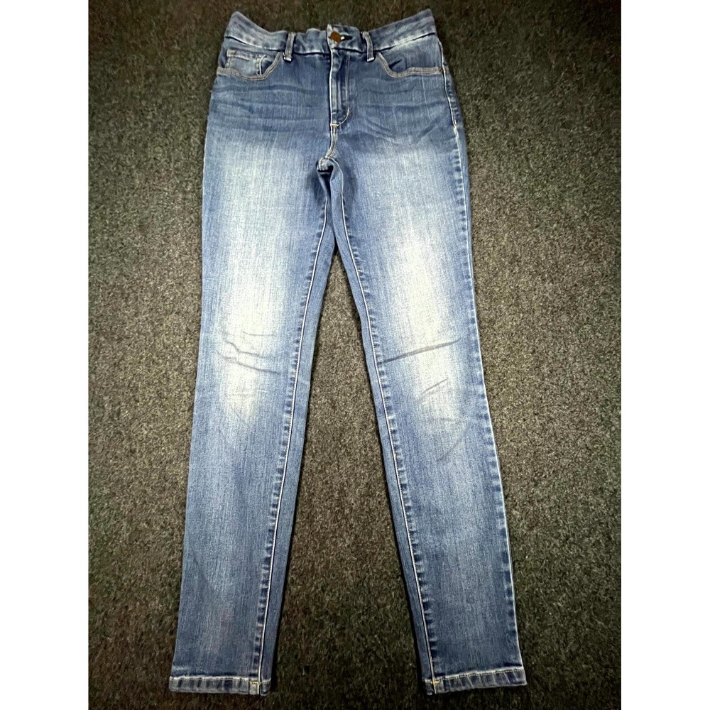 Jessica Simpson Skinny Jeans Womens 4/27 Blue Denim Cotton Medium Wash Stretch